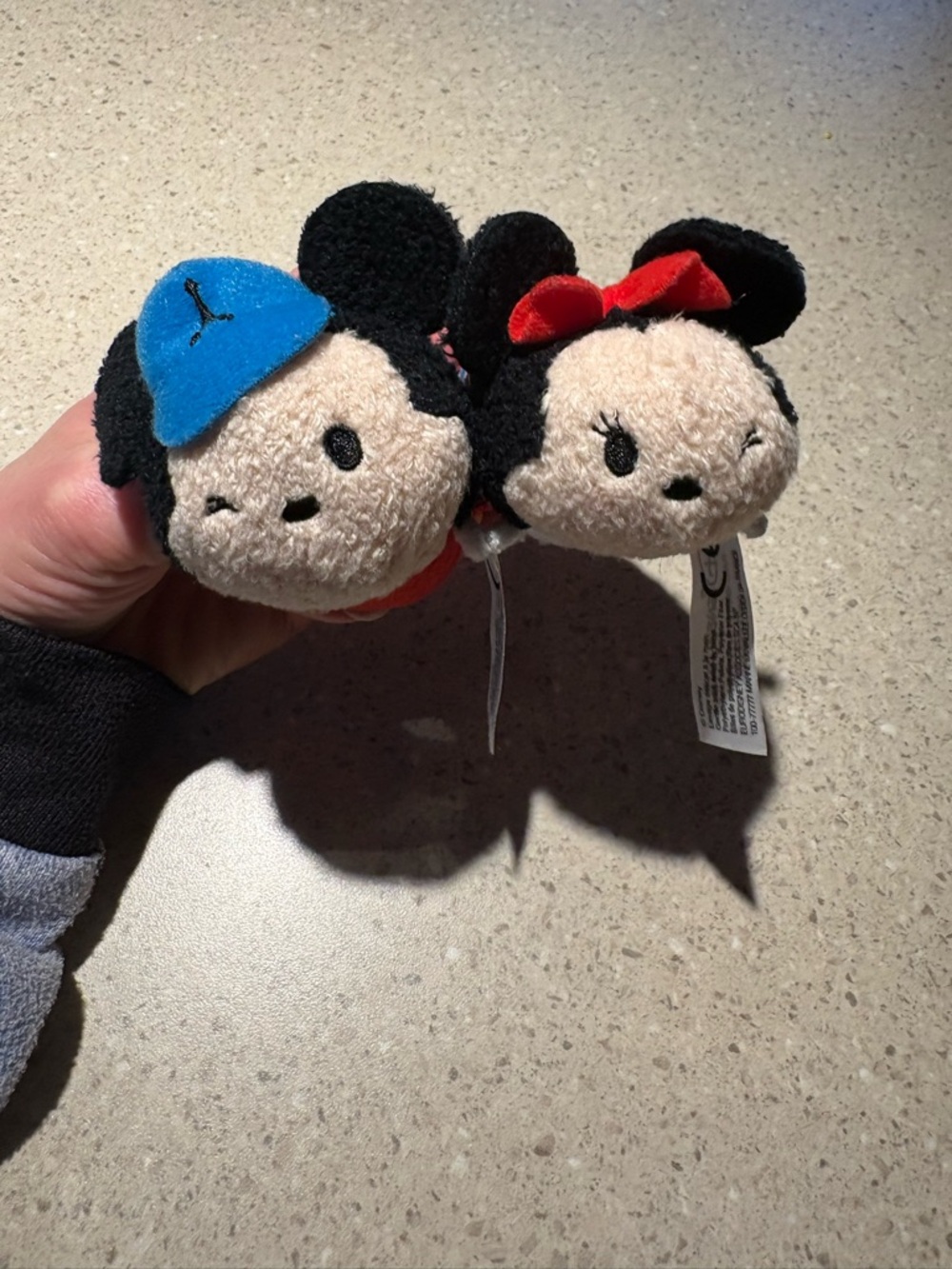 Disney Store Tsum Tsum City Exclusives Mickey Minnie Mouse(Paris) 3.5"Plush 2PCS